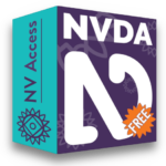 Logo des Vorleseprogrammes NVDA