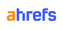 Logo ahrefs weißer Hintergrund